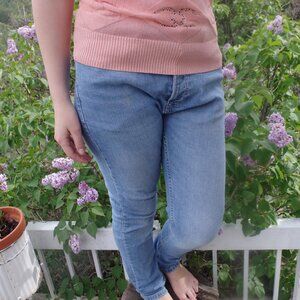 Stone Washed Top Man Stretch Skinny New Men's Jeans